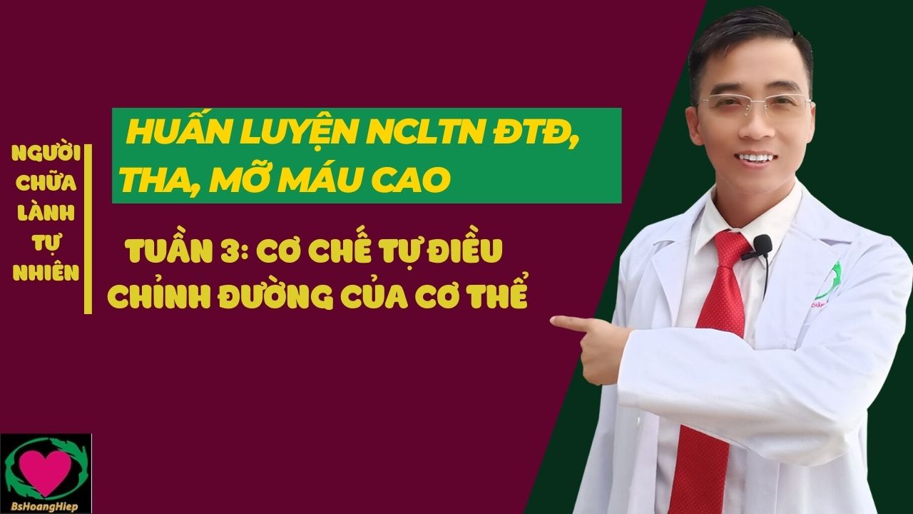 TUẦN 3 CƠ CHẾ TỰ ĐIỀU CHỈNH ĐƯỜNG CỦA CƠ THỂ (1)